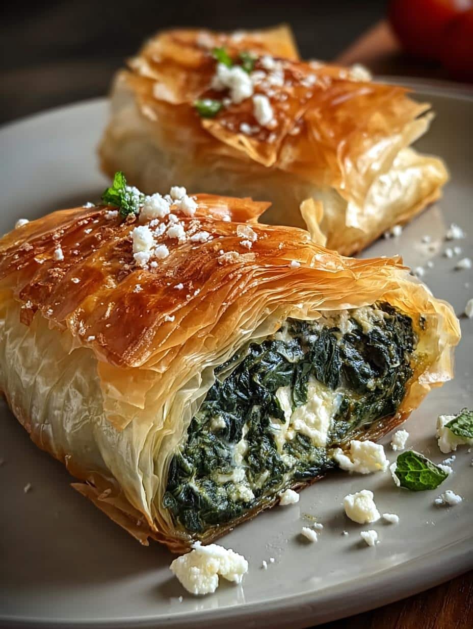 Rice Paper Spanakopita: 7 Crispy Gluten-Free Delights - Rice Paper Spanakopita - main visual representation
