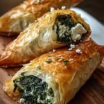 Rice Paper Spanakopita