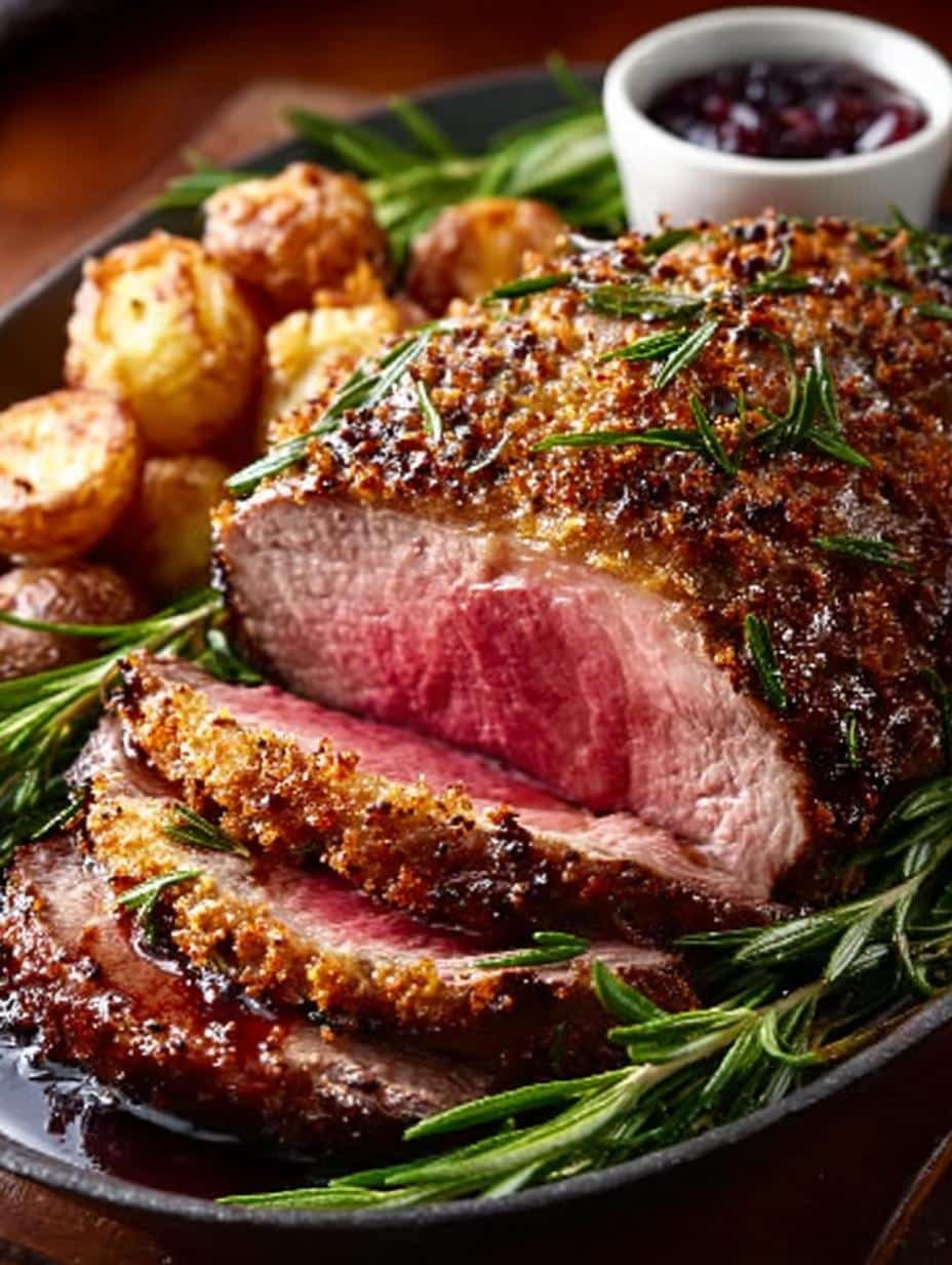 Roast Beef with Garlic