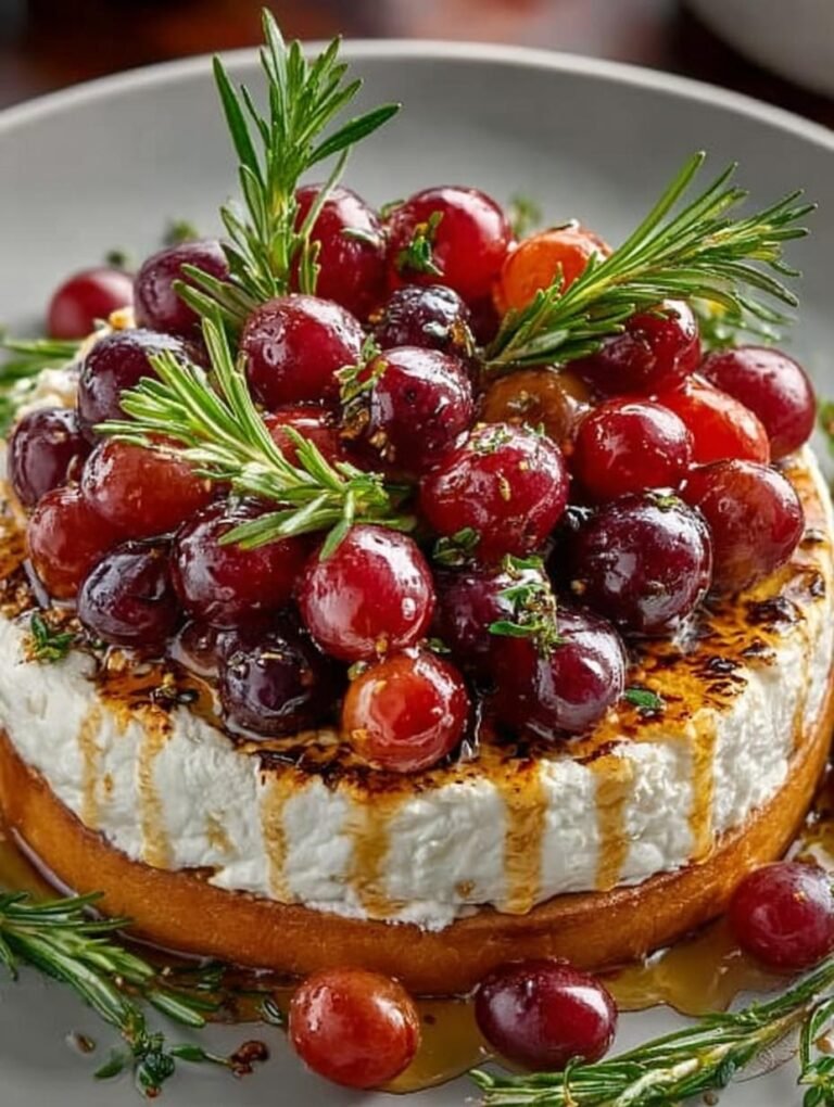 Roasted Grape Rosemary Feta