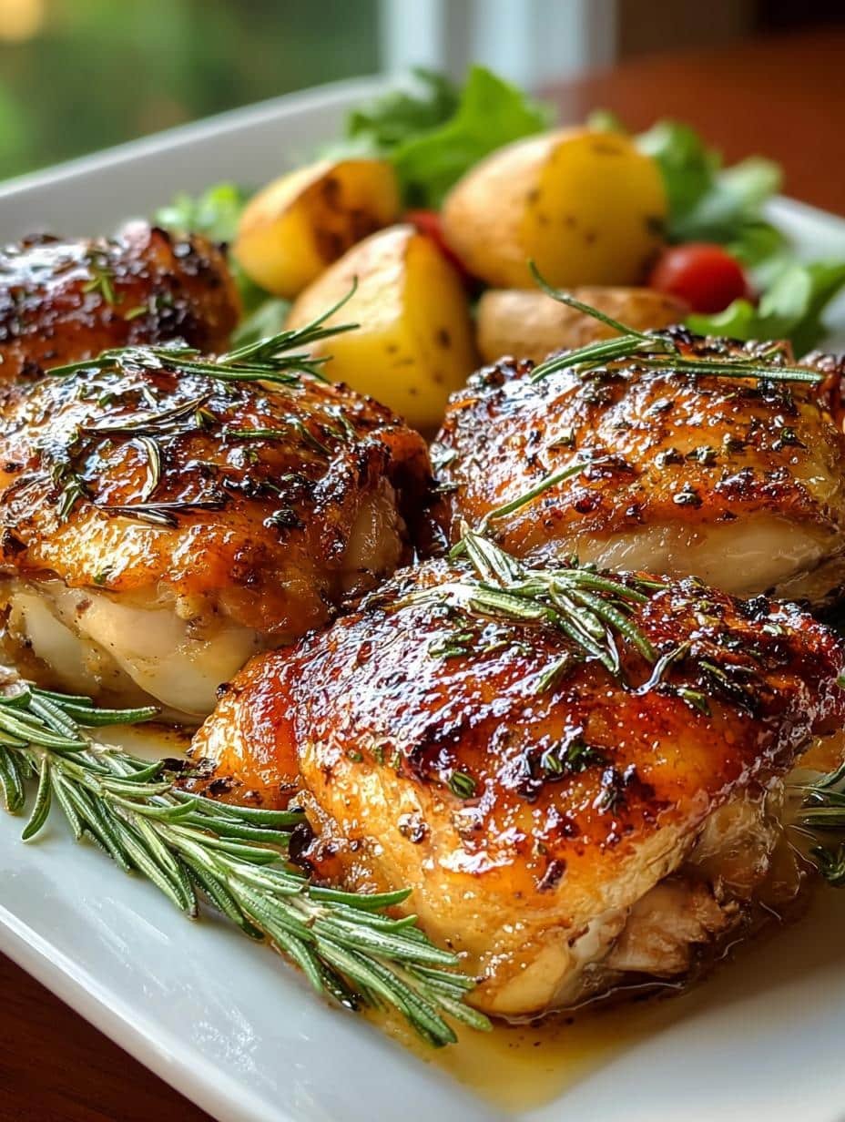 Delicious Rosemary Thyme Chicken Thighs for Dinner - Rosemary Thyme Chicken Thighs - additional detail