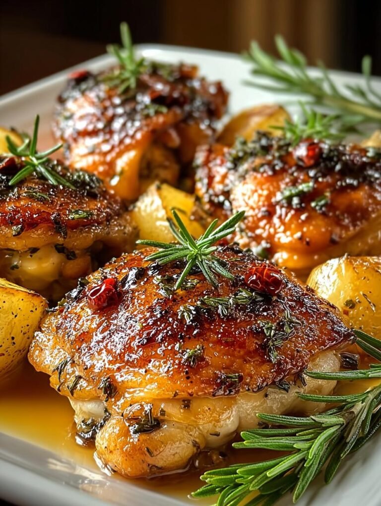 Rosemary Thyme Chicken Thighs