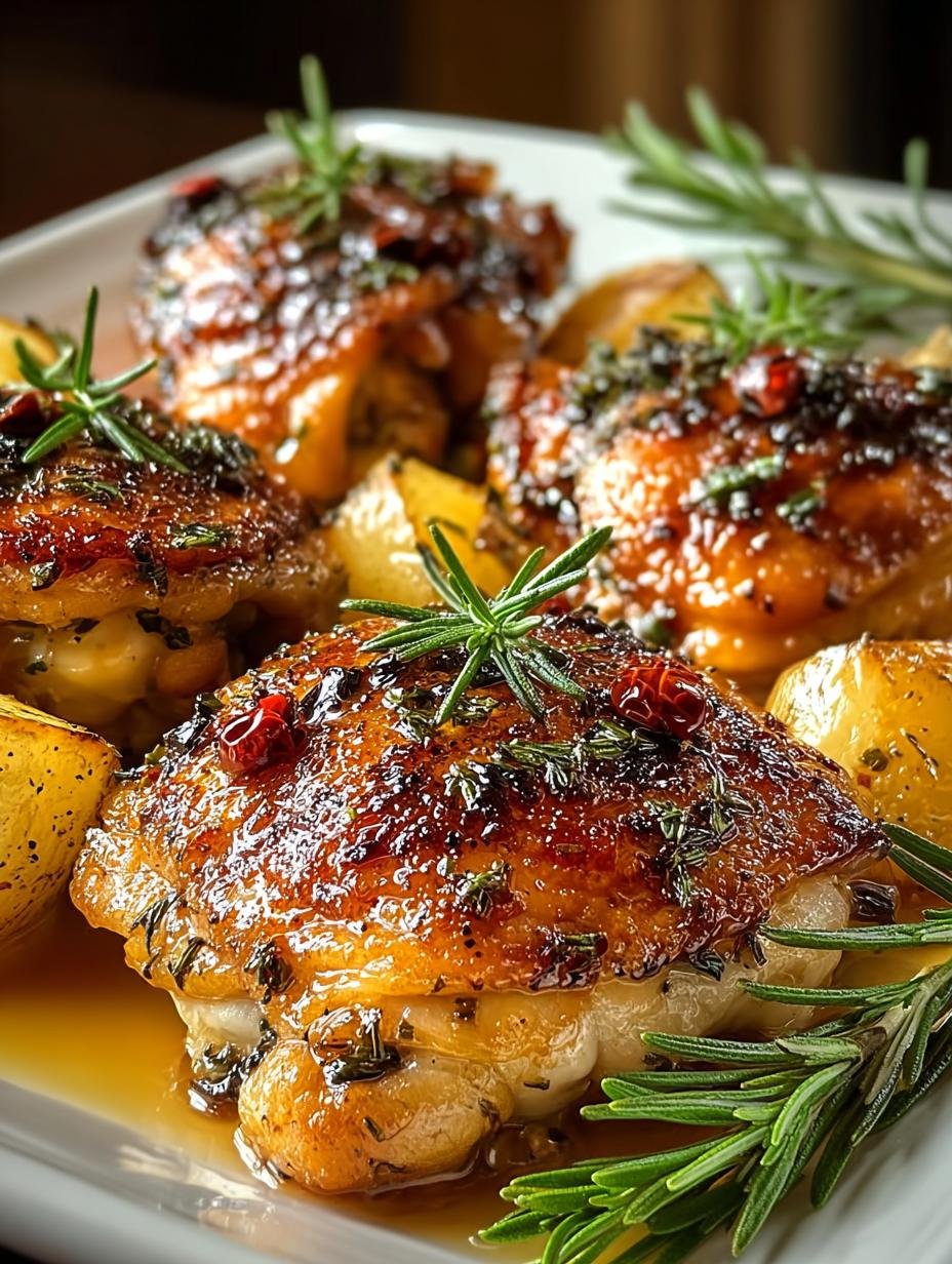Rosemary Thyme Chicken Thighs