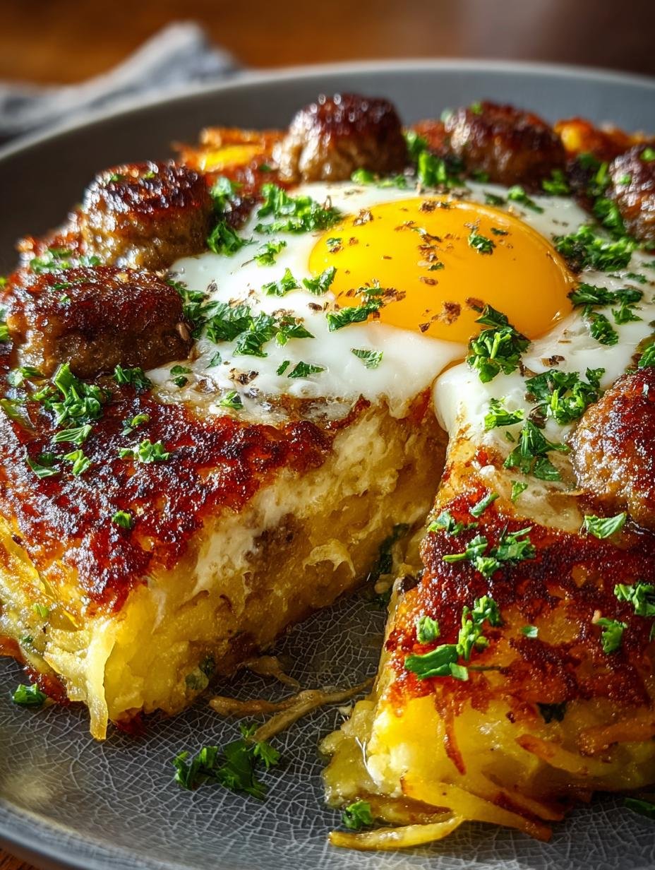 Delicious Sausage Hashbrown Breakfast Dish for Families - Sausage Hashbrown Breakfast Dish - main visual representation