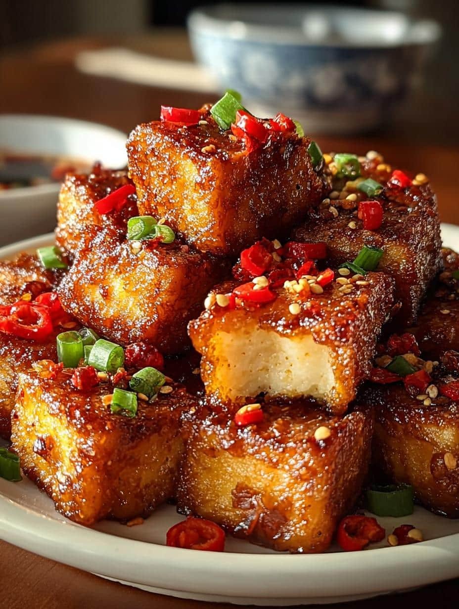 Spicy Chicken Fried Tofu: 7 Irresistible Comfort Food Recipes - Spicy Chicken Fried Tofu - main visual representation