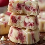 Strawberry White Chocolate Shortbread