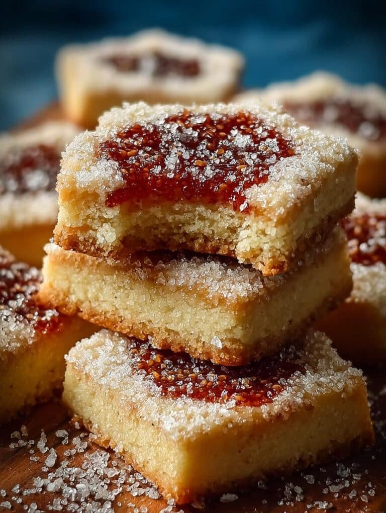 Sugar Plum Shortbread Cookies