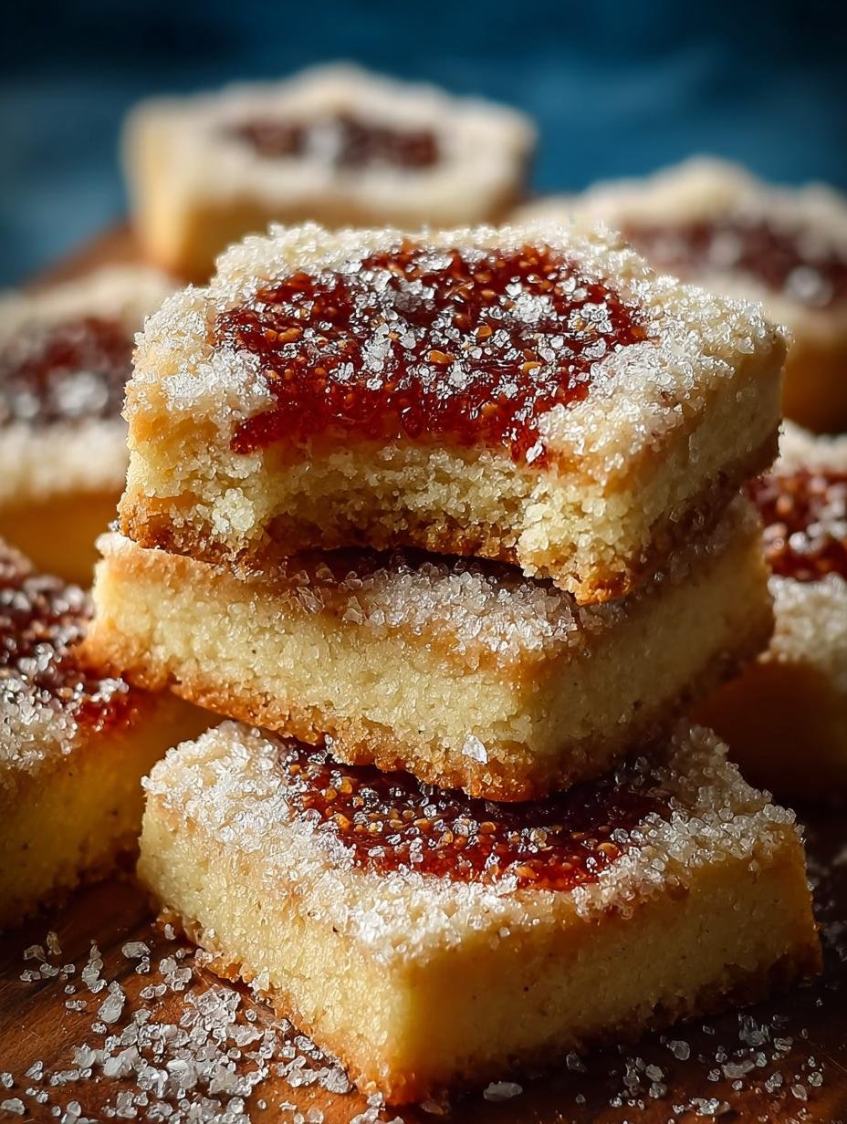 Sugar Plum Shortbread Cookies