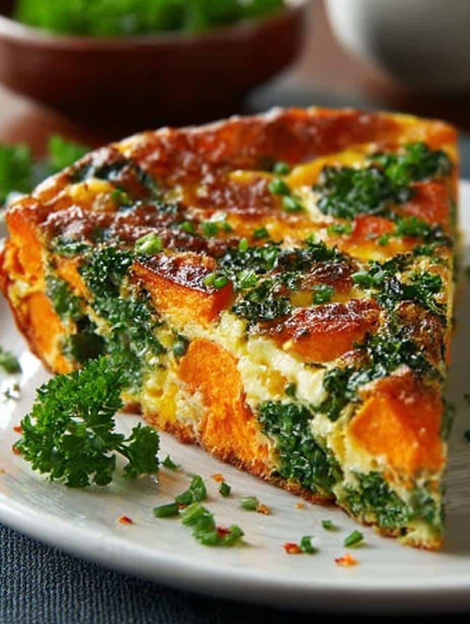 Sweet Potato Kale Frittata