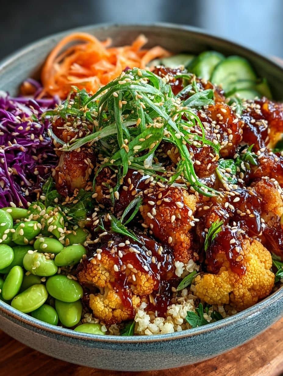 Teriyaki Cauliflower Power Bowls