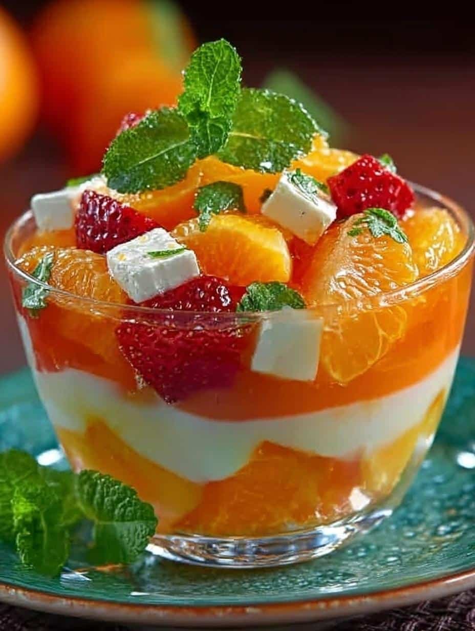 Delightful Tropical Orange Jello Salad for Every Gathering - Tropical Orange Jello Salad - main visual representation