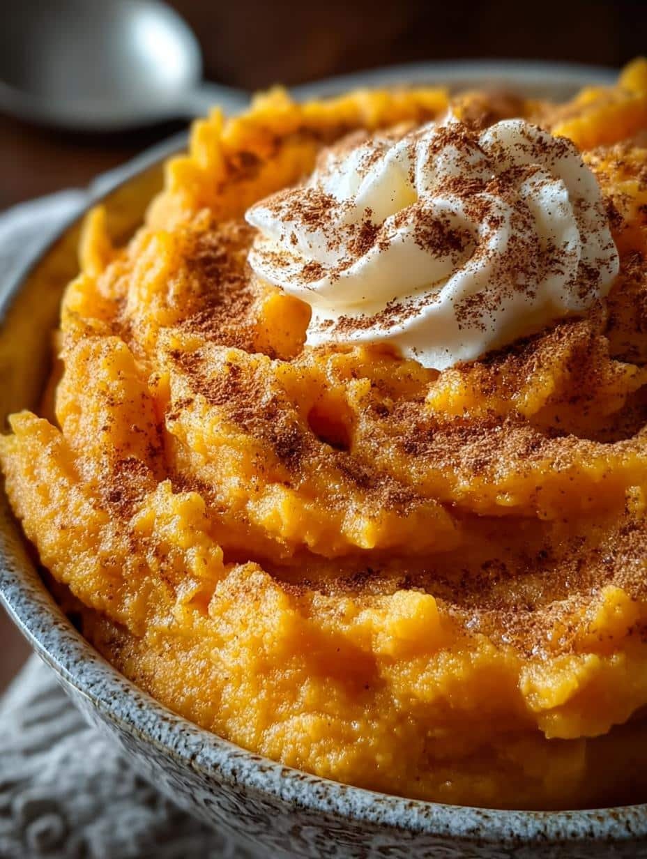 Vanilla Whipped Sweet Potatoes