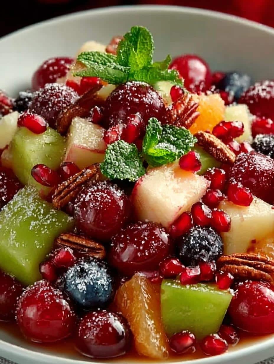 Delicious Winter Fruit Salad with Simple Ingredients - Winter Fruit Salad with - main visual representation