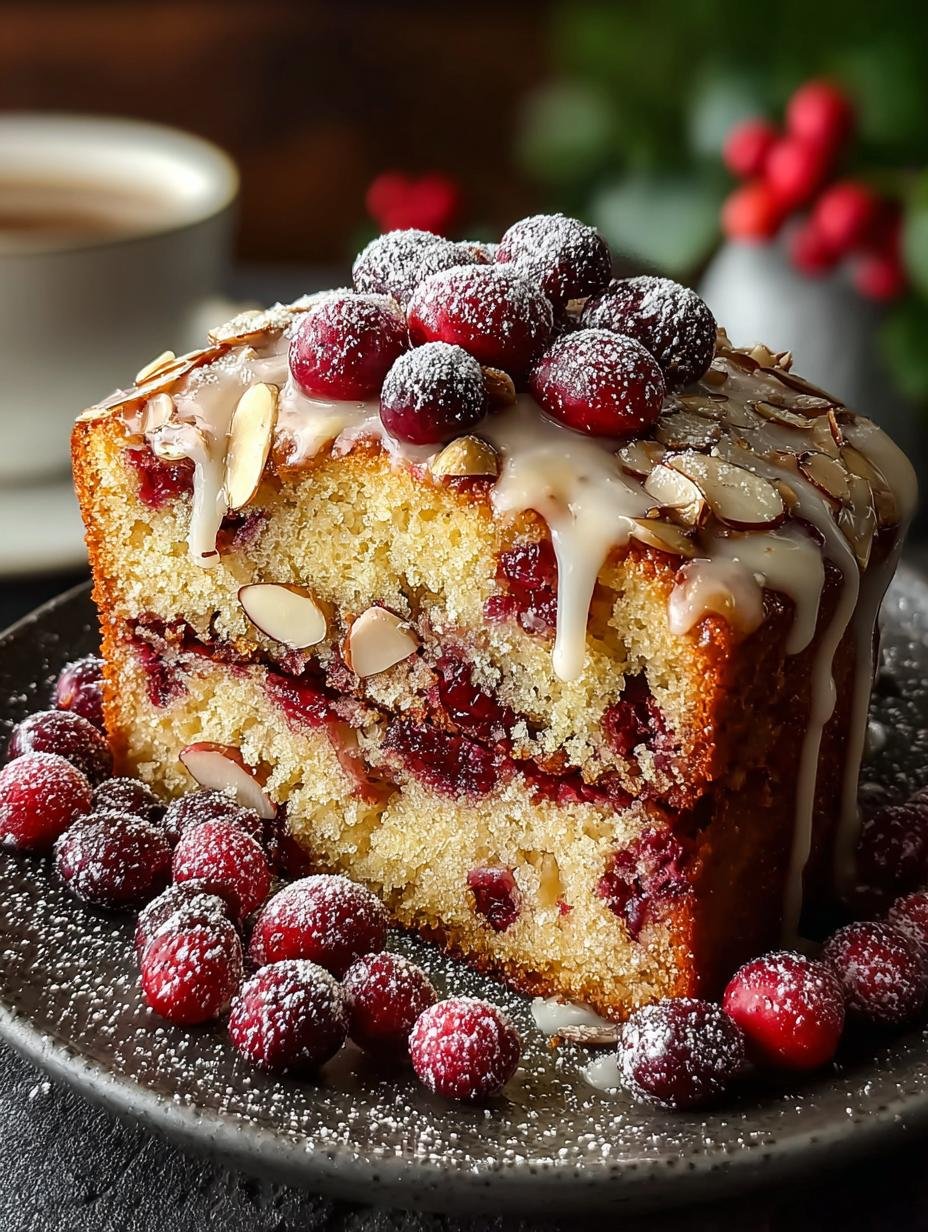 Almond Cranberry Cake Delight