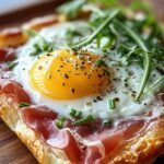 Baked Prosciutto Egg Breakfast