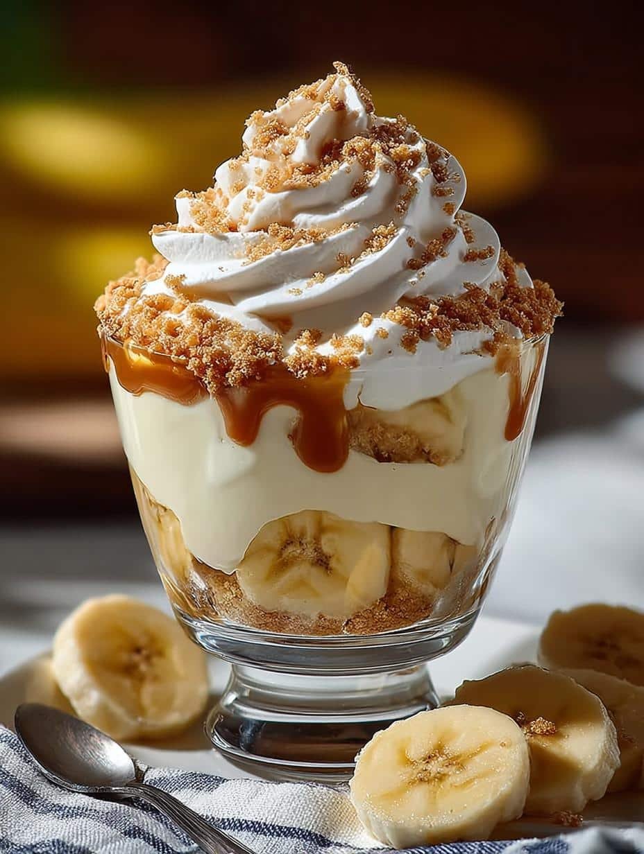 Banana Pudding Cups Dessert