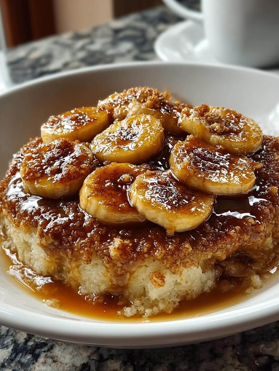 Bananas Foster Cobbler Dessert