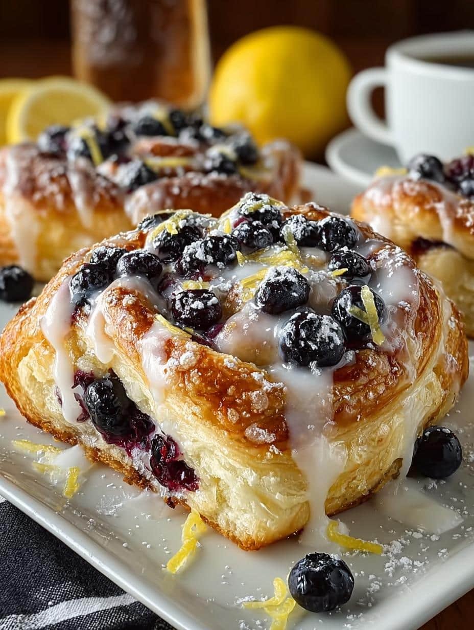 Blueberry Lemon Danish