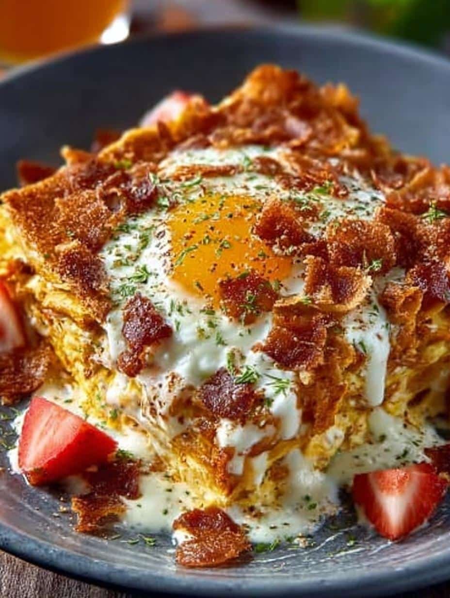 Breakfast Lasagna Incredible For a Delicious Morning Treat - Breakfast Lasagna Incredible For - main visual representation