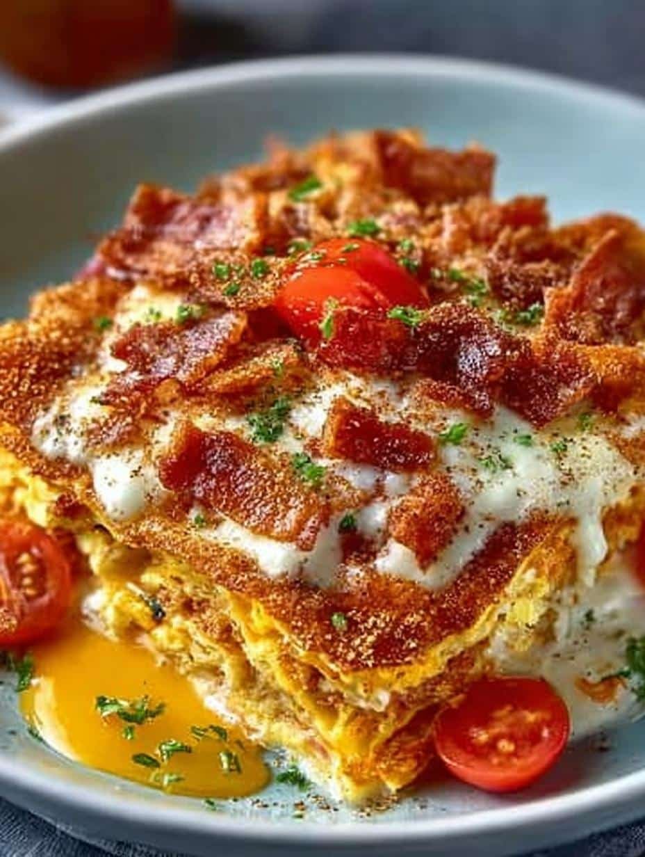 Breakfast Lasagna Incredible For