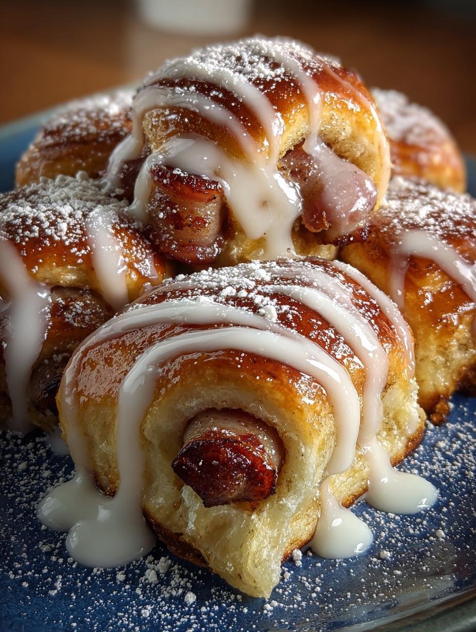 Breakfast Pigs Cinnamon Rolls