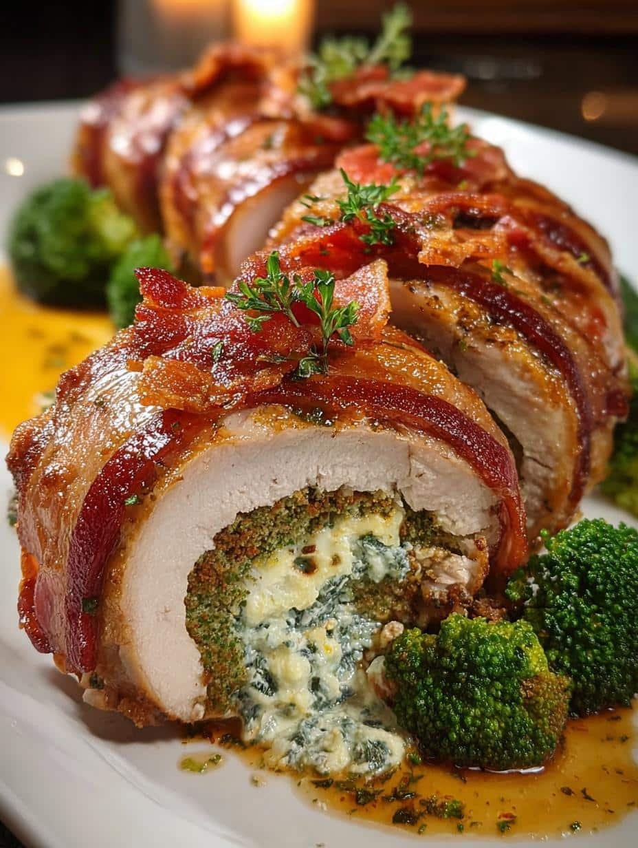 Delicious Broccoli Cheese Stuffed Pork for Dinner - Broccoli Cheese Stuffed Pork - additional detail