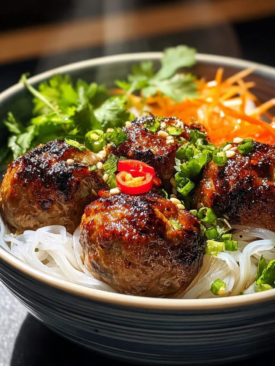 Bun Cha Vietnamese Meatballs: 5 Savory Secrets to Love - Bun Cha Vietnamese Meatballs - main visual representation