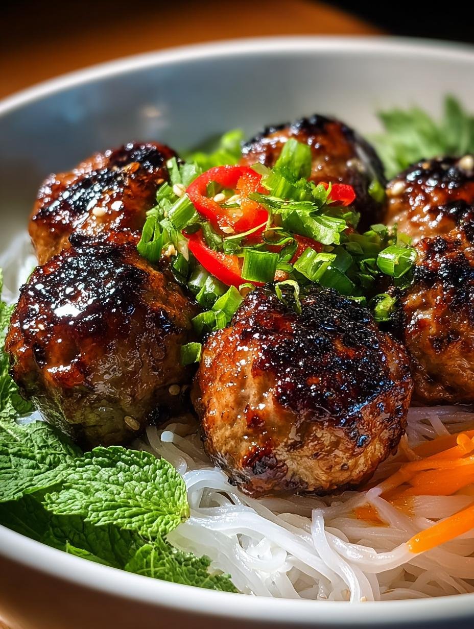Bun Cha Vietnamese Meatballs: 5 Savory Secrets to Love - Bun Cha Vietnamese Meatballs - additional detail