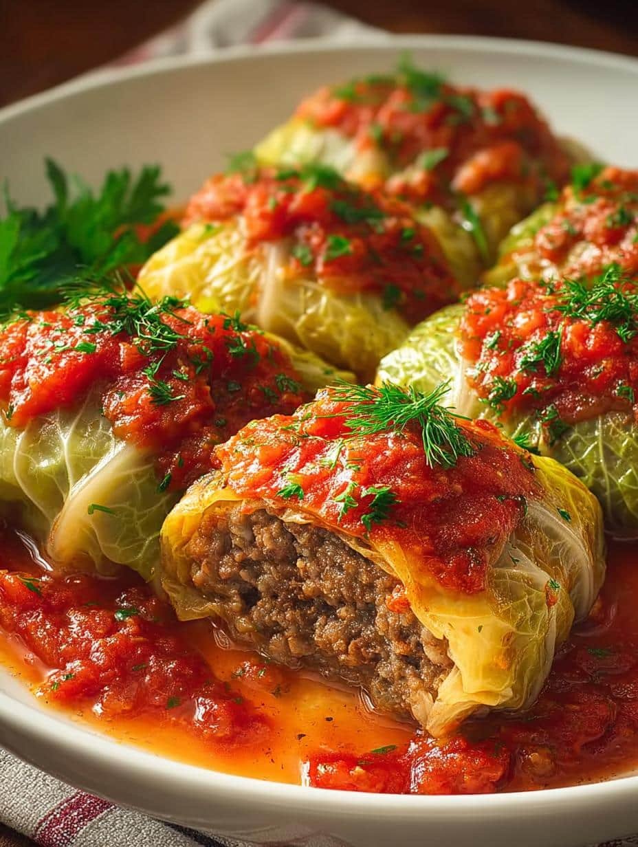 Cabbage Rolls Ground Beef