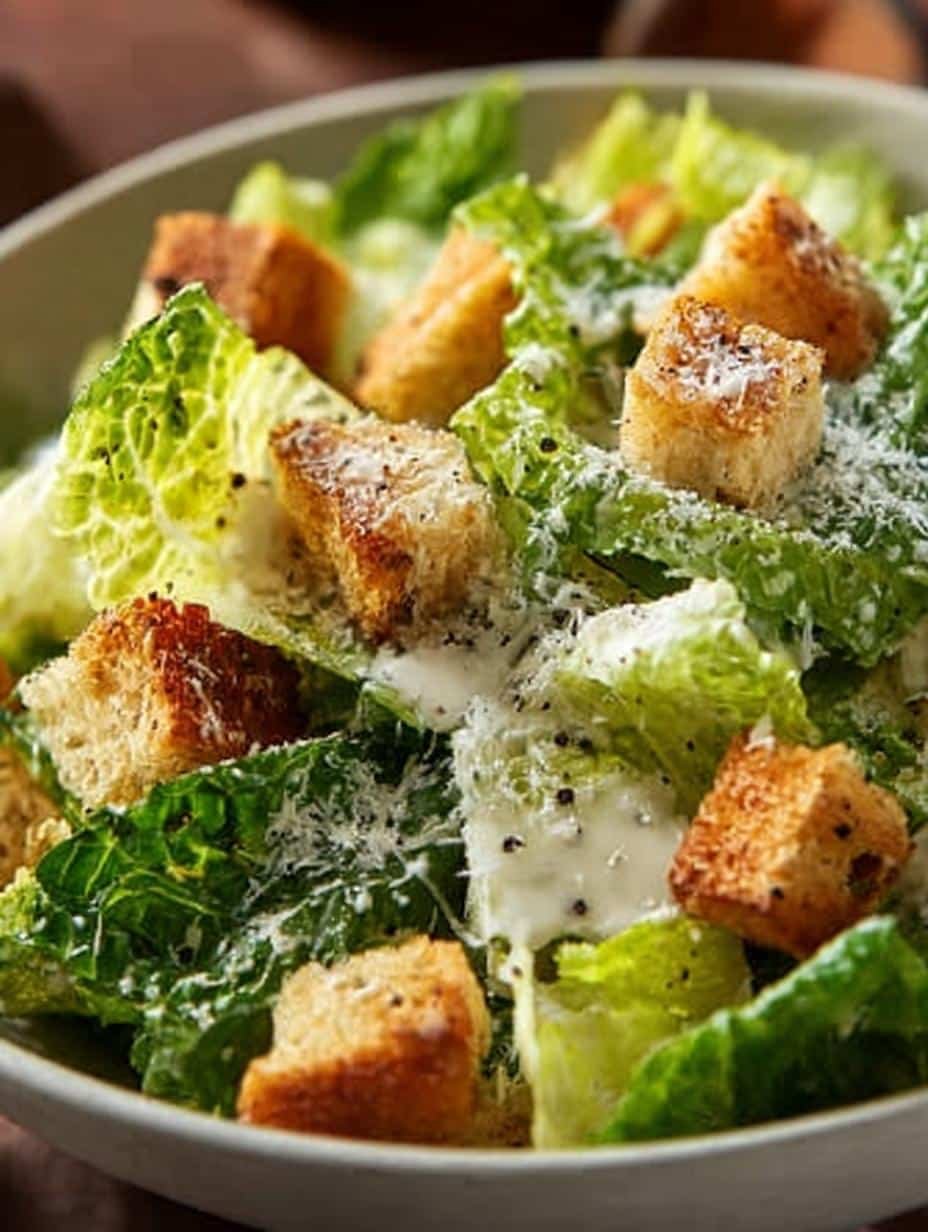 Caesar Salad Incredible with Amazing Ingredients - Caesar Salad Incredible with - main visual representation