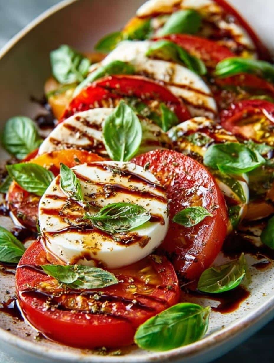 Caprese Salad with Balsamic: 7 Delicious Layers - Caprese Salad with Balsamic - main visual representation
