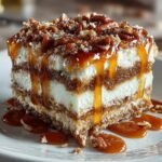 Caramel Pecan Lasagna Squares