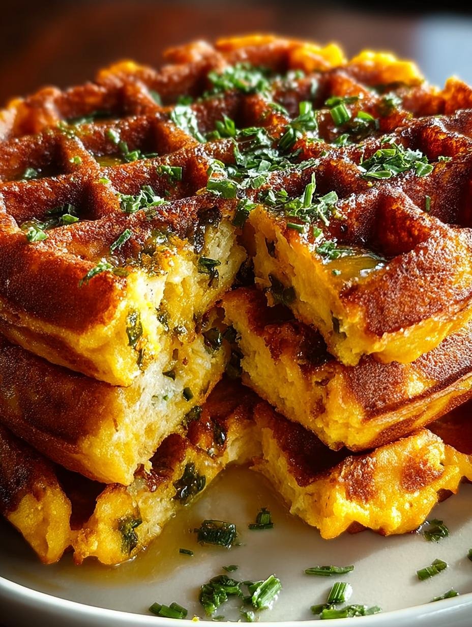 Cheddar Jalapeno Cornbread Waffles: 5 Savory Delights - Cheddar Jalapeno Cornbread Waffles - main visual representation