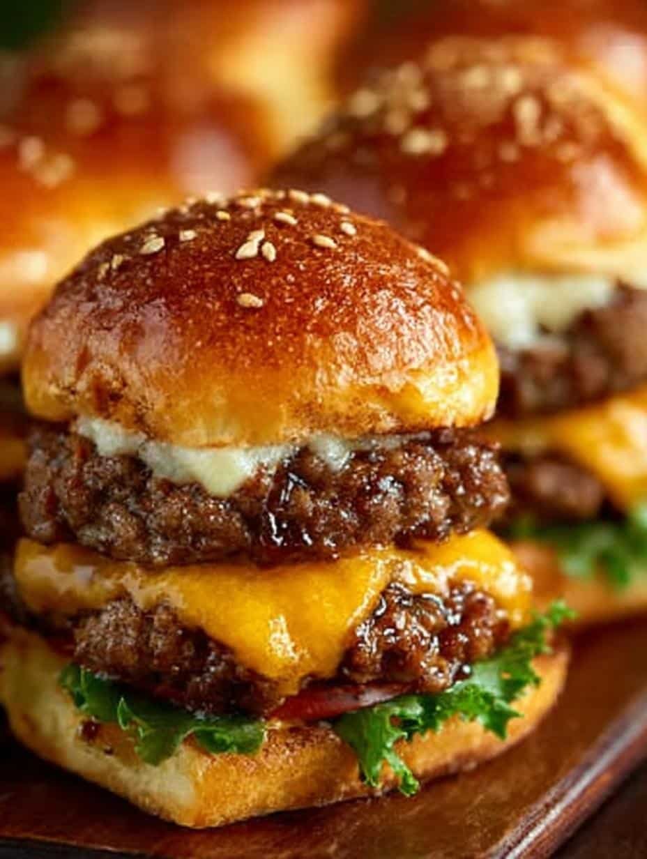 Delicious Cheeseburger Sliders: 12 Flavorful Bites - Cheeseburger Sliders - main visual representation
