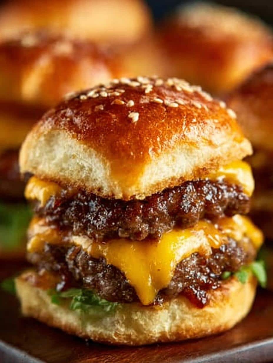 Delicious Cheeseburger Sliders: 12 Flavorful Bites - Cheeseburger Sliders - additional detail