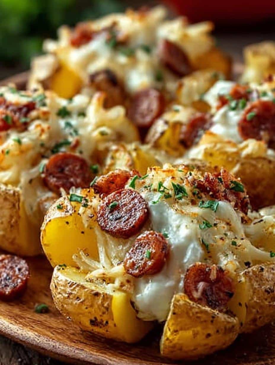 Cheesy Ranch Potatoes Smoked
