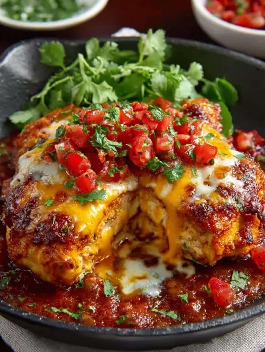 Cheesy Salsa Chicken with 4 Simple Ingredients - Cheesy Salsa Chicken with - additional detail