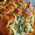 Cheesy Spinach Artichoke Pull