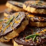 Chocolate Orange Rosemary Shortbread