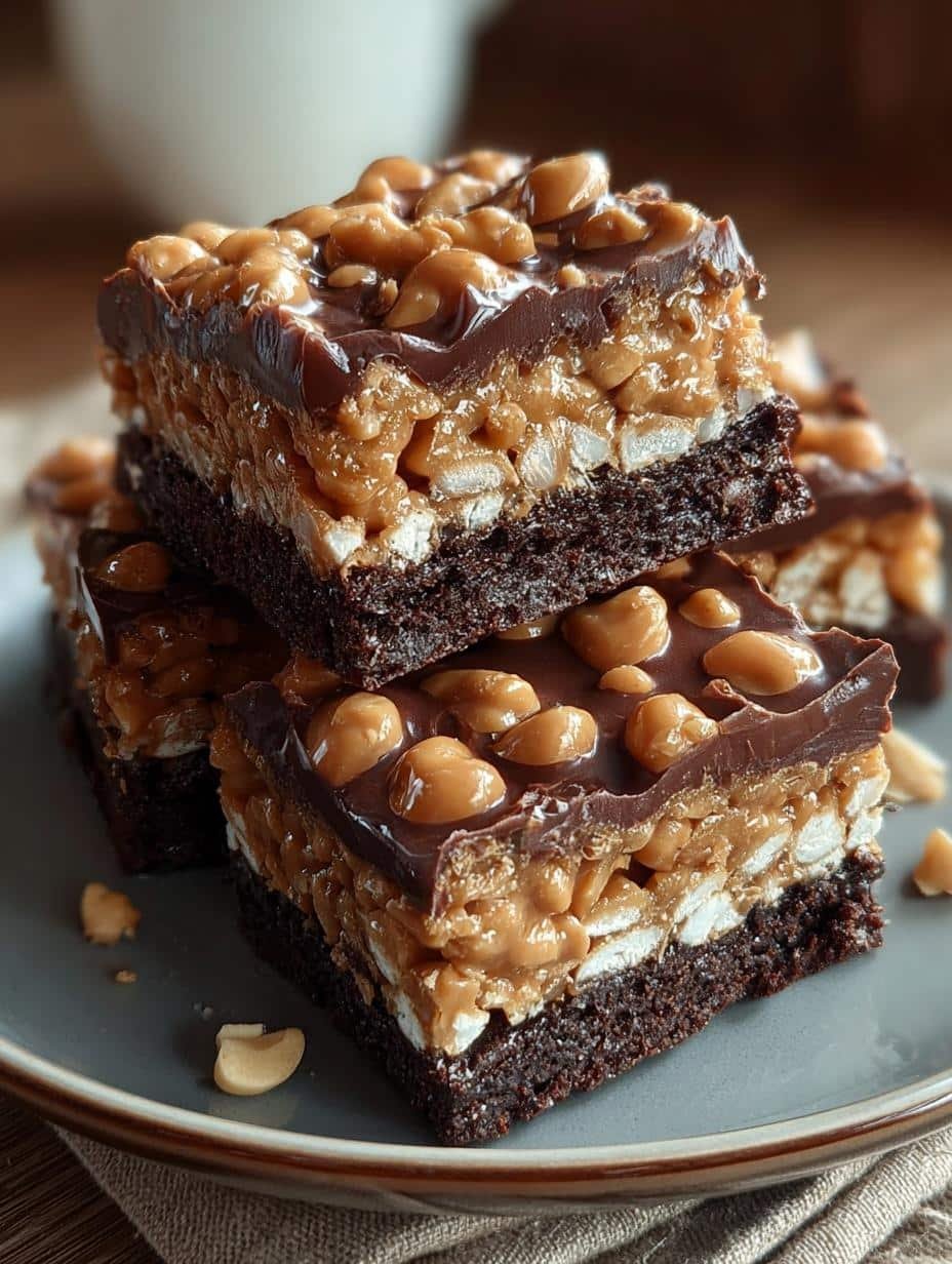 Chocolate Peanut Butter Crunch: 7 Irresistible Layers - Chocolate Peanut Butter Crunch - main visual representation