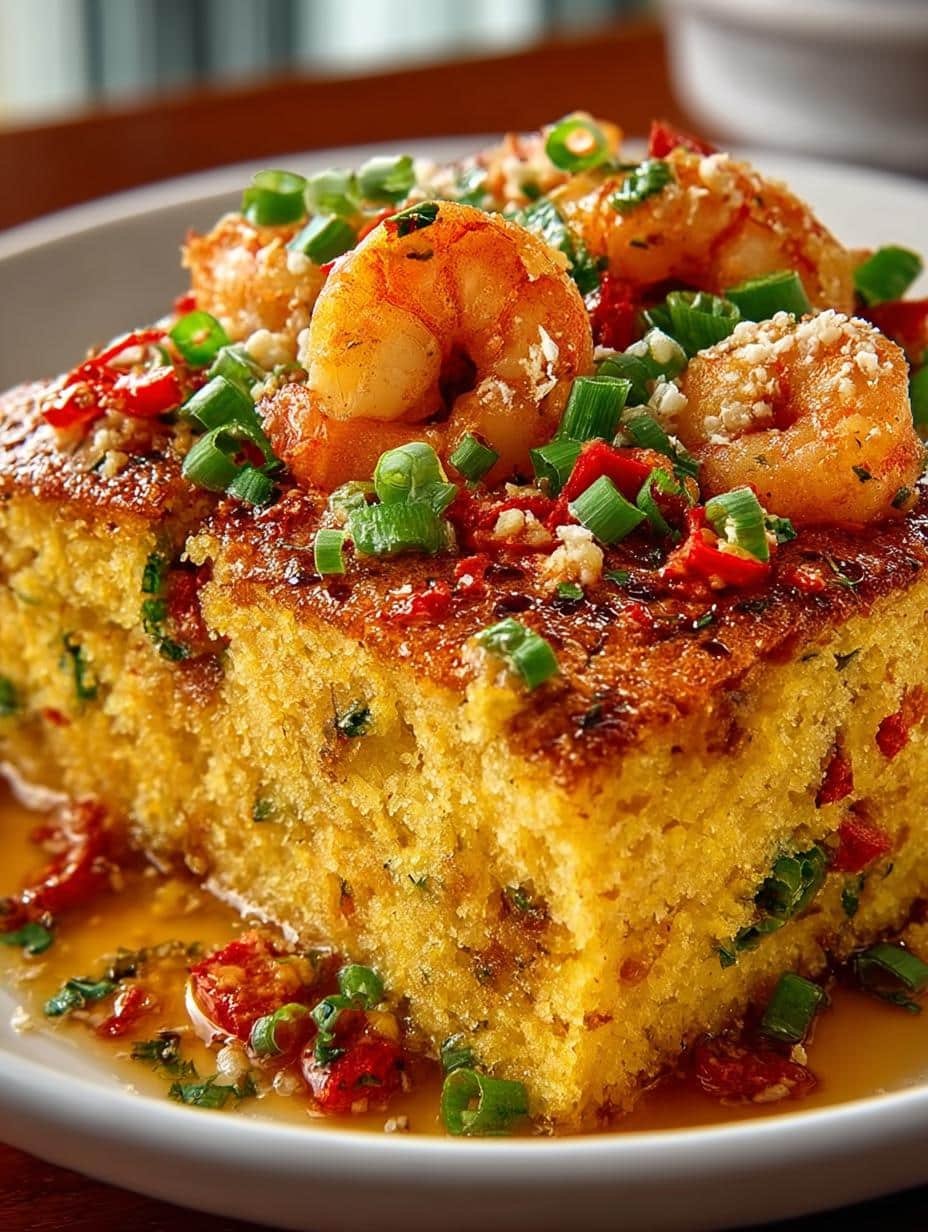 Crawfish Cornbread Southern Delight