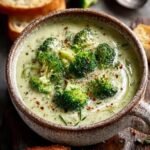 Creamy Broccoli Stems Soup