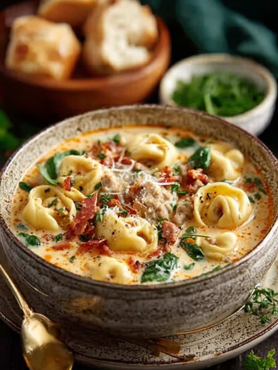 Creamy Sausage Tortellini Soup: 5-Ingredient Comfort Dish - Creamy Sausage Tortellini Soup - main visual representation