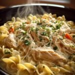 Crockpot Chicken Noodles