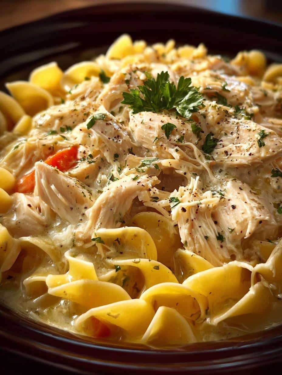Crockpot Chicken Noodles: 5 Comforting Recipes You’ll Love - Crockpot Chicken Noodles - additional detail