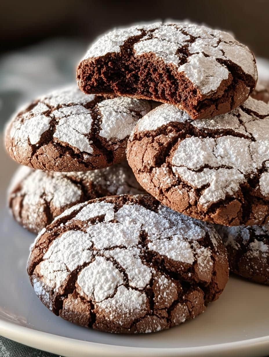 Flourless Chocolate Crinkle Cookies: 12 Guilt-Free Delights - Flourless Chocolate Crinkle Cookies - main visual representation