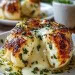 Giant Mozzarella Stuffed Garlic