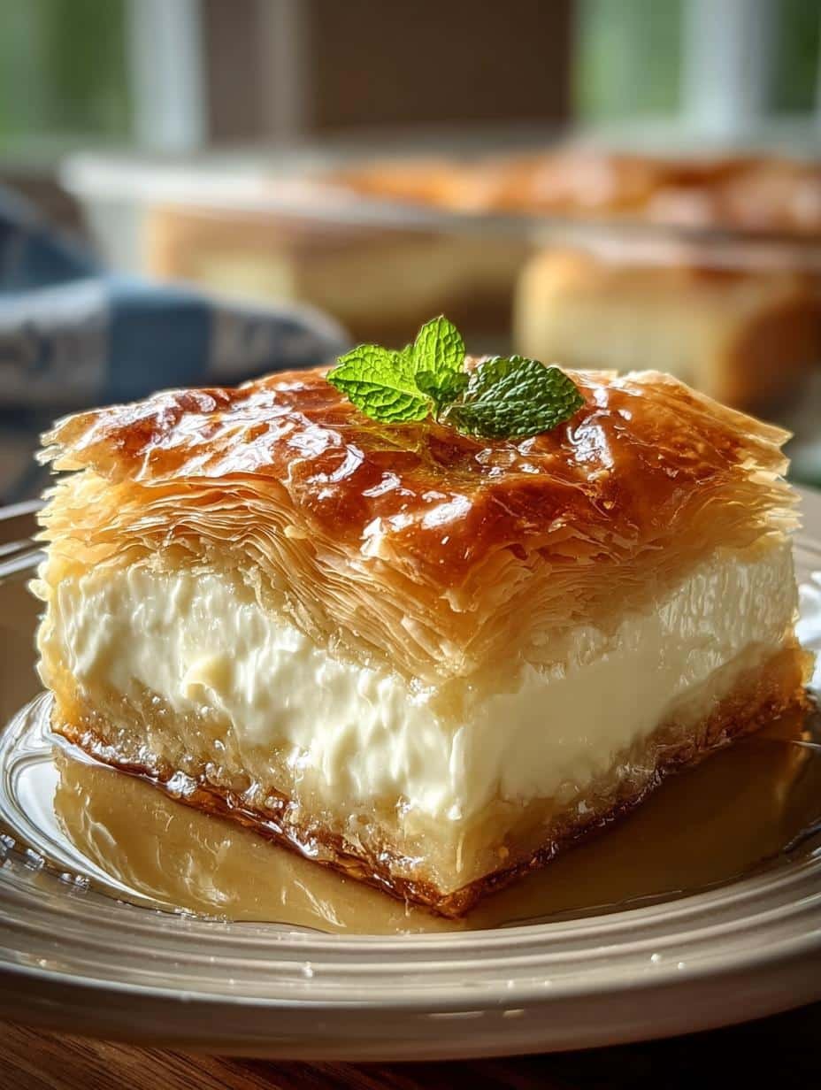 Delicious Greek Galaktoboureko: A Creamy Delight - Greek Galaktoboureko - additional detail