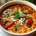 Greek Tomato Orzo Soup