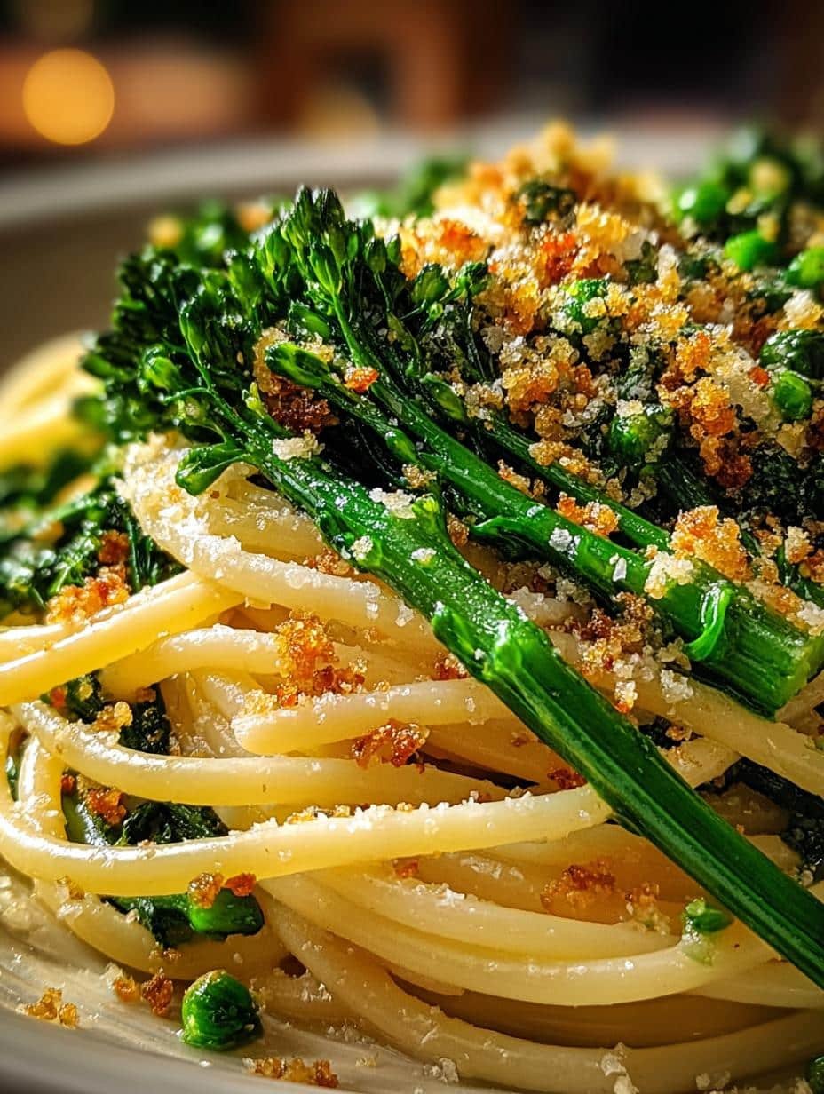 Green Olive Linguine with